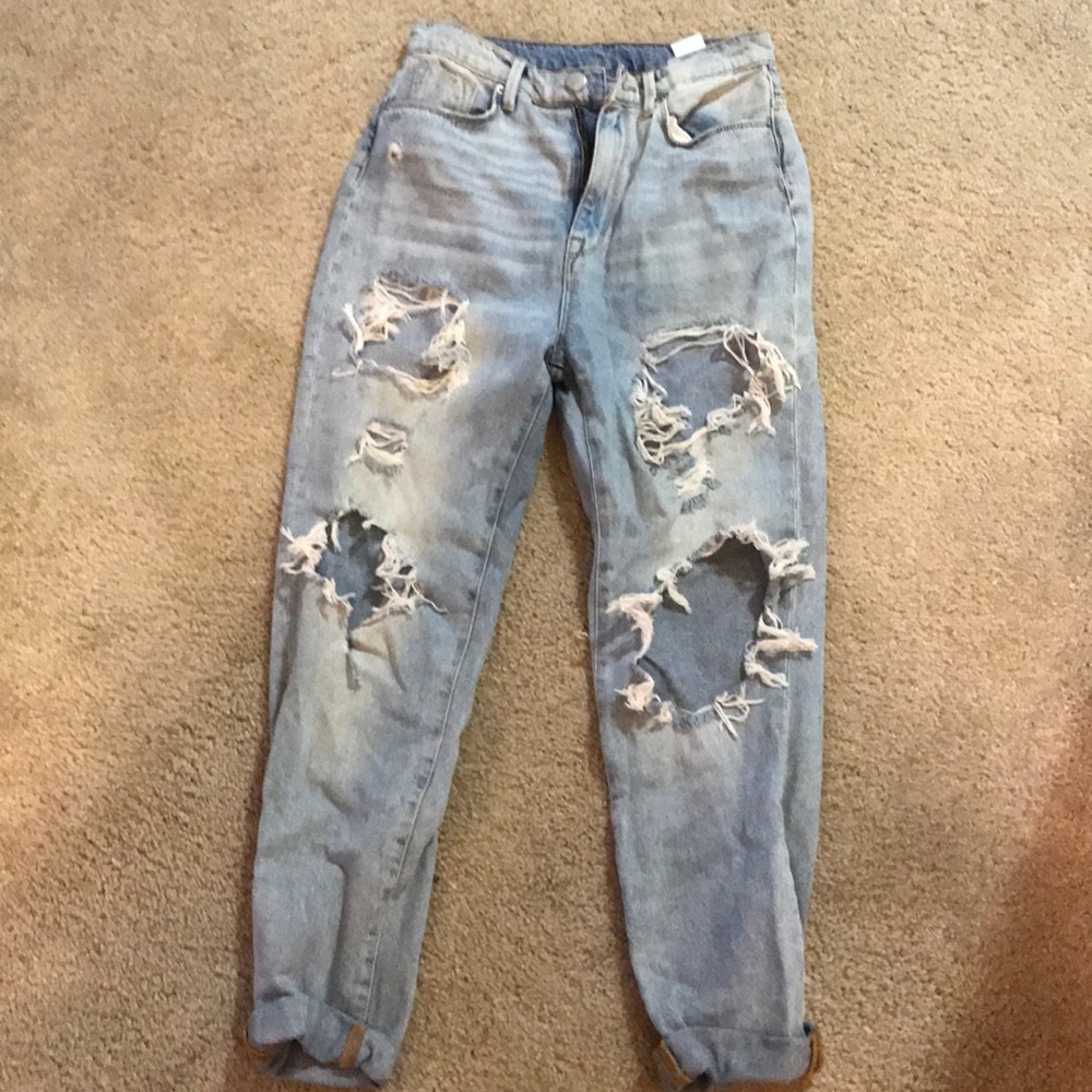 Sz 27 Urban Outfitters Distressed Boyfriend Jeans